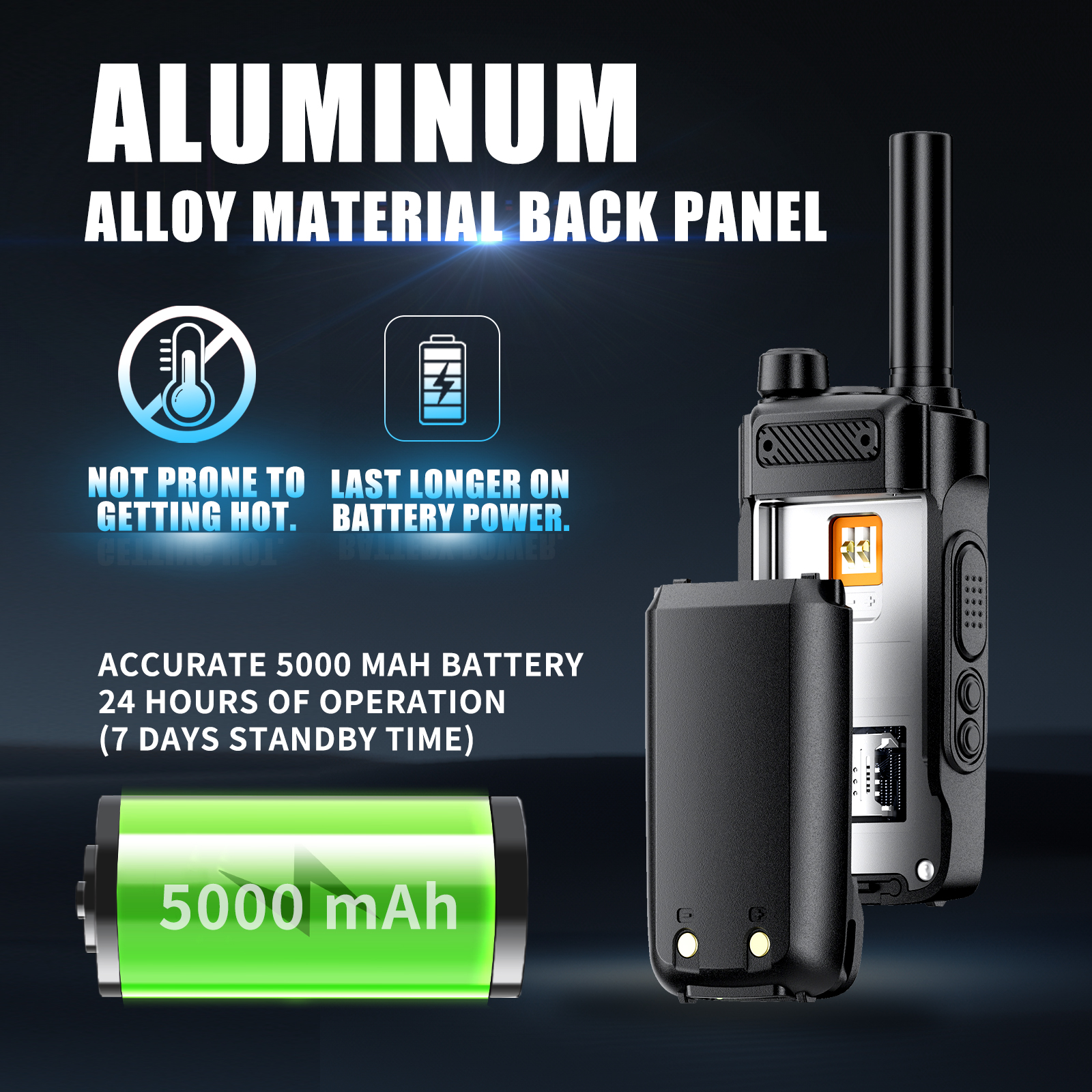 KaYoTom G07 Global Walkie Talkie – Unlimited Range PoC Radio with Nationwide Coverage, 4G LTE Network, Clear Voice & Secure Communication for Outdoor, Business & Emergency Use