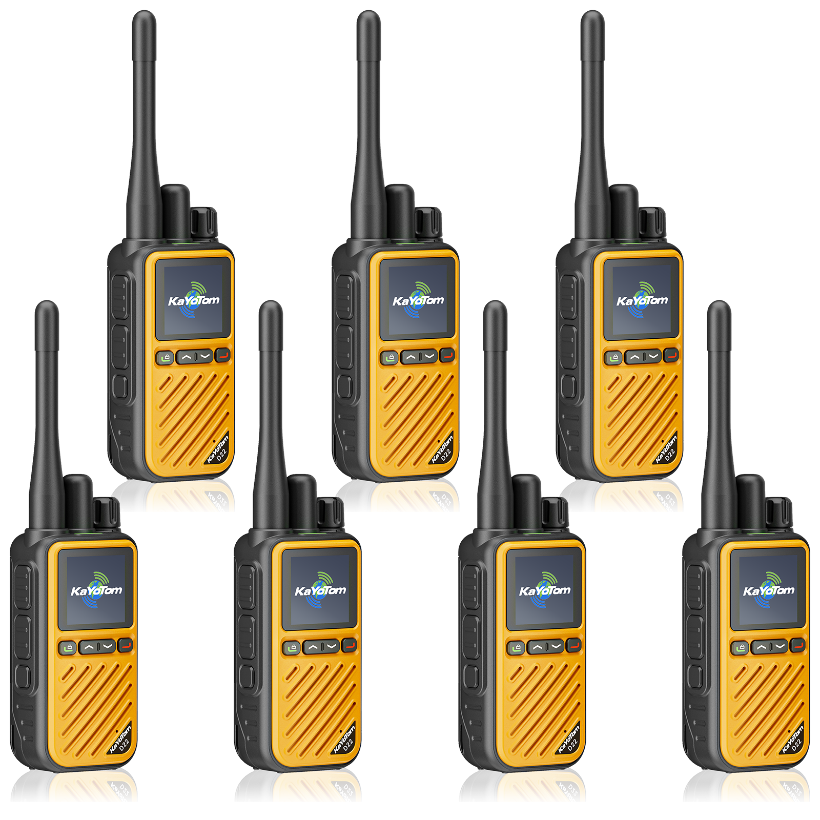 KaYoTom D22 Hybrid Dual Mode Global Poc Walkie Talkie Gmrs Two Way Radio