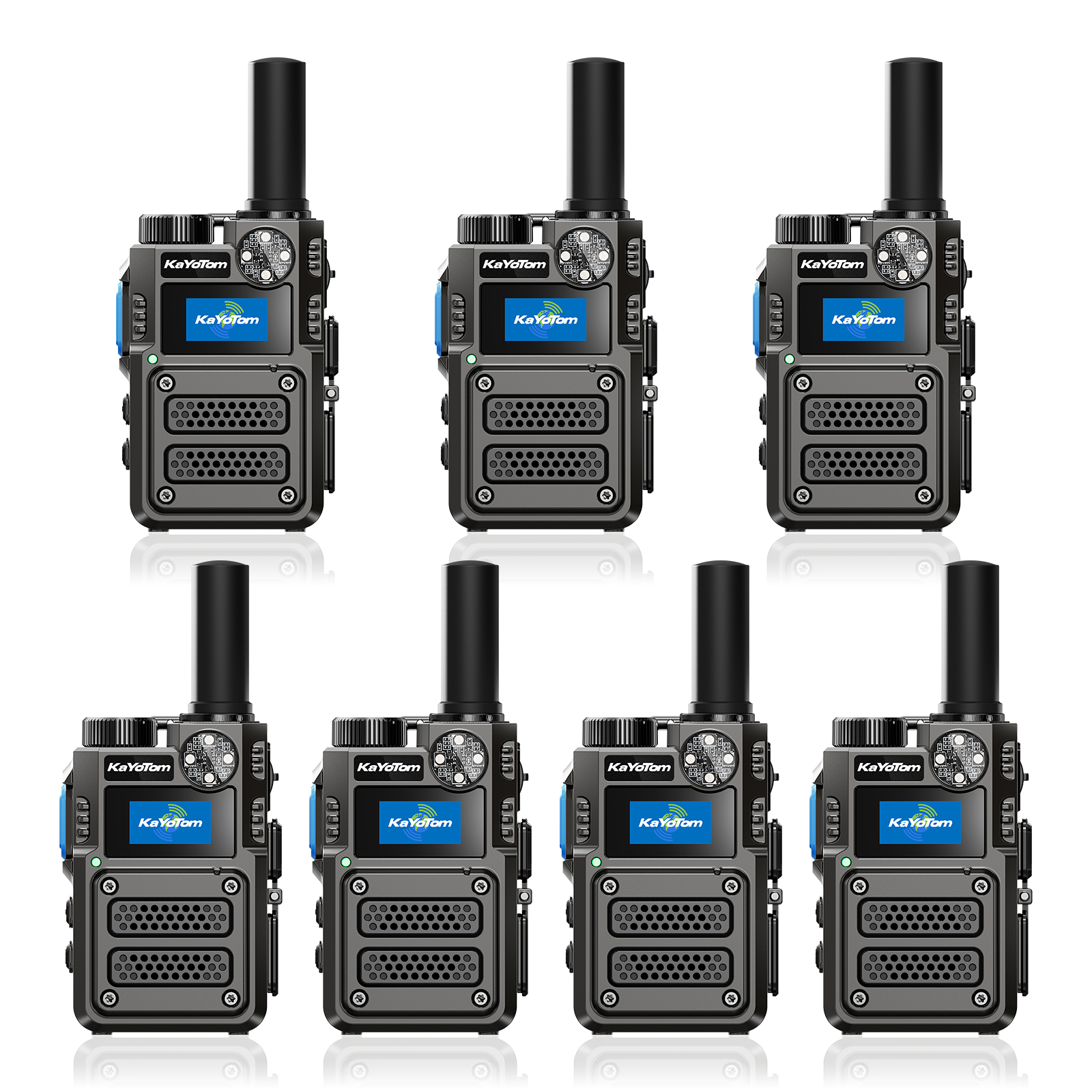 KaYoTom M12T Global Walkie Talkie 4G LTE POC Radio Heavy-Duty Encrypted Two Way Radio