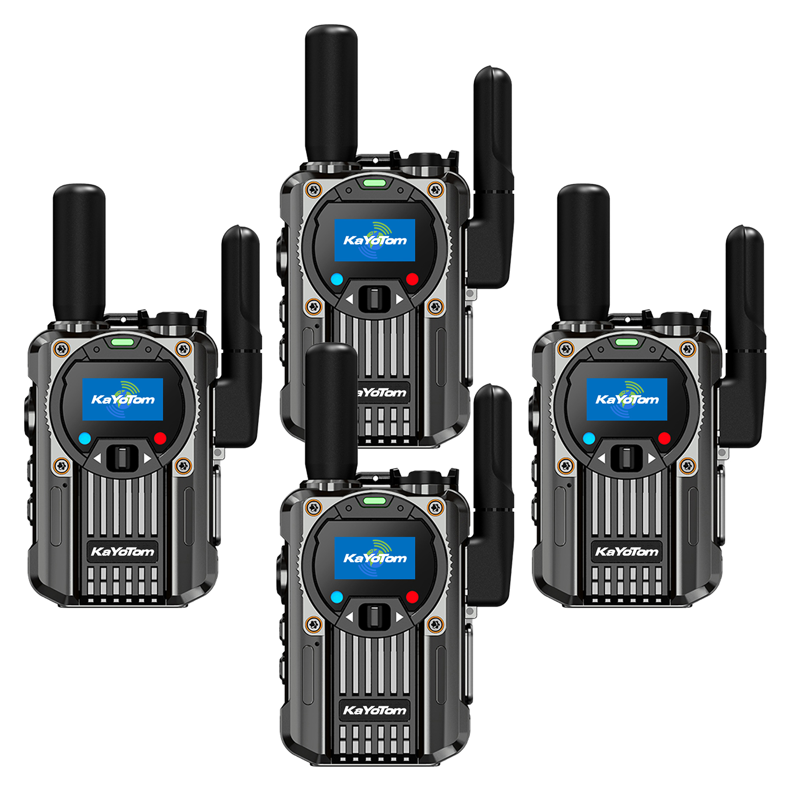 KaYoTom M66 Global Walkie Talkie 4G LTE POC Radio Rugged Encrypted FM Two Way Radio