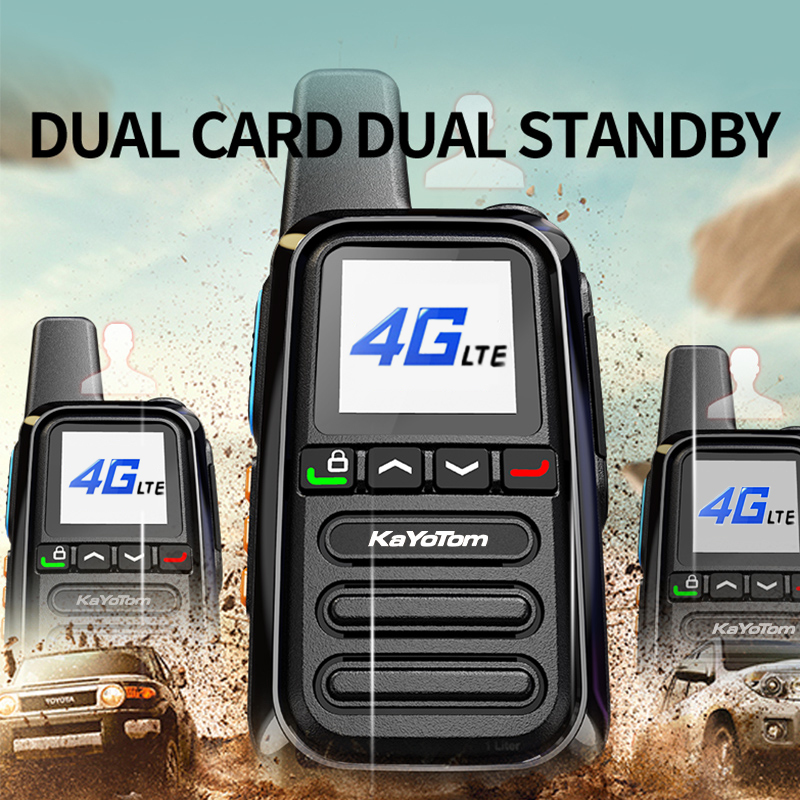 Kayotom Walkie Talkie Global Long Distance Adult Intercom PTT Two Way Radio,4G Signal Outdoor