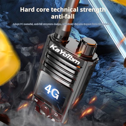 KaYoTom M14 Global Walkie Talkie Unlimited Range Encrypted Two-Way Radio - 72H Battery, GPS Tracking, Lightweight & Waterproof, 172 Countries Coverage