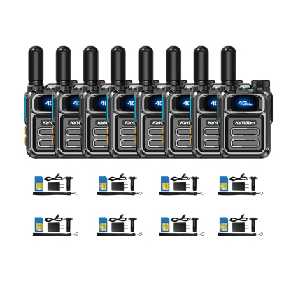 KaYoTom M05 Global Push To Talk (PTT) Walkie-Talkie, Built-in SIM, 5000 - Mile Coverage, 200 Channels & Durable Build