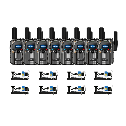 KaYoTom M66 Global Push To Talk (PTT) Walkie-Talkie – 5000-Mile Range, FM Radio & SOS Functions, TYPE-C Fast Charging