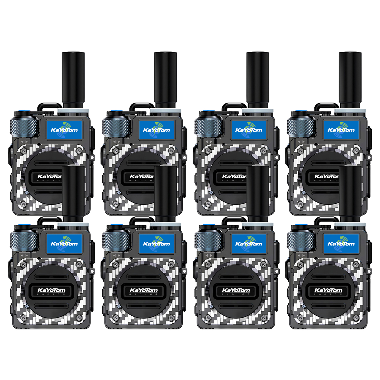 KaYoTom M09 Global Walkie Talkie Unlimited Range Encrypted Two-Way Radio - 72H Battery, HD Audio, Lightweight & Waterproof, 172 Countries Coverage