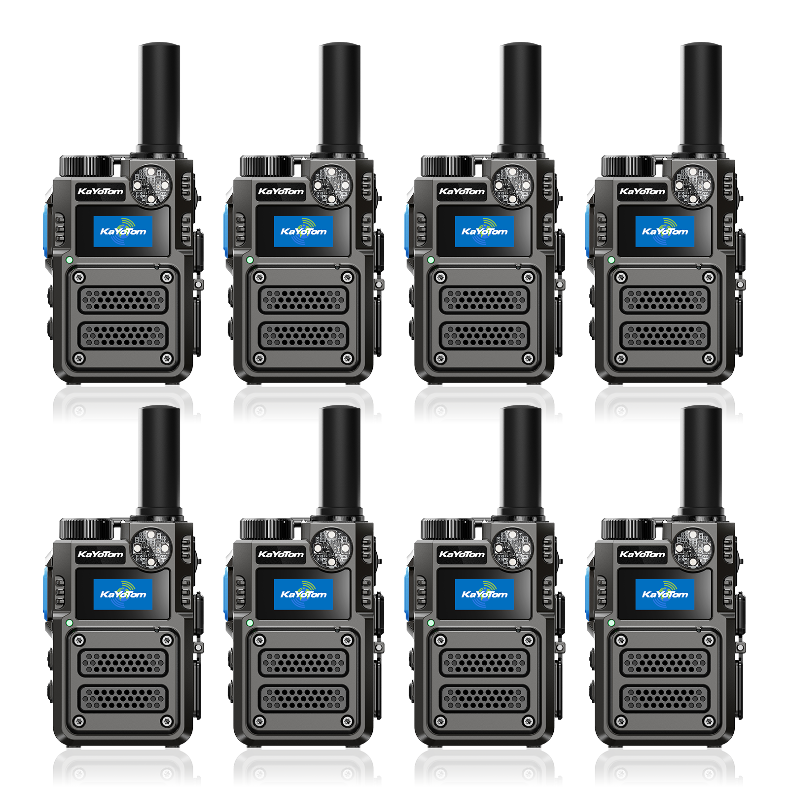KaYoTom M12T Global Walkie Talkie 4G LTE POC Radio Heavy-Duty Encrypted Two Way Radio