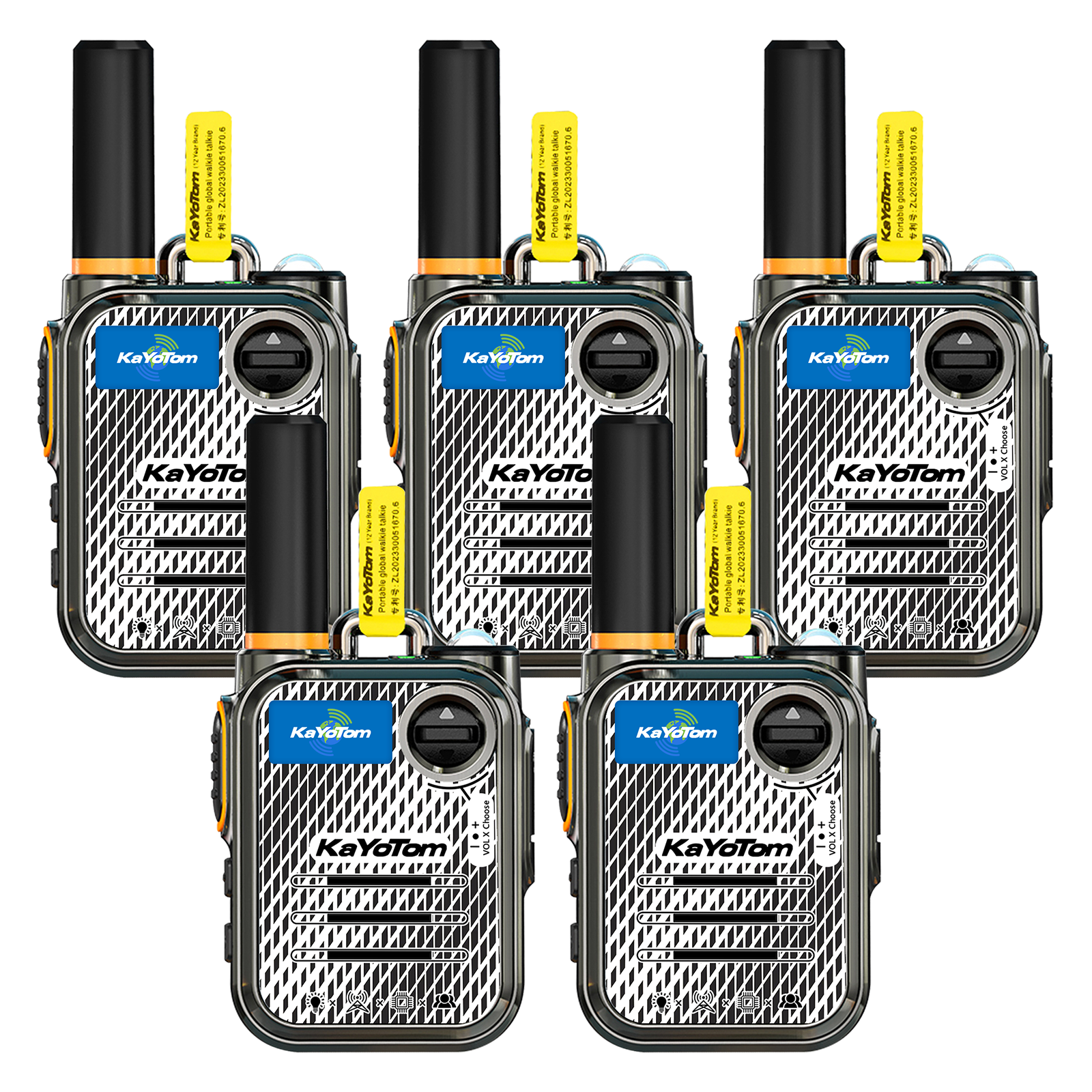 KaYoTom M22 Global Walkie Talkie 4G LTE POC Radio Long Range Rugged Two Way Radio