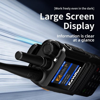 KaYoTom Zello Walkie Talkie - UHF Dual Mode, Public Network & Simulation, Long Range for Versatile Communication