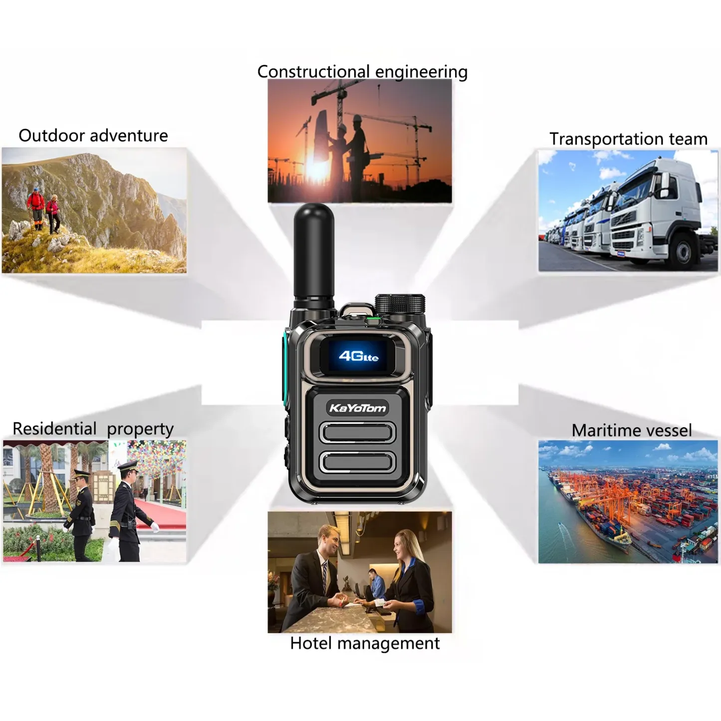 KaYoTom M05 Walkie Talkie Clear Sound Quality Hi-Fi Speaker System