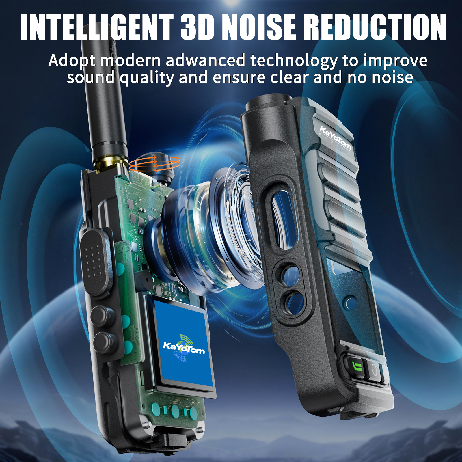 KaYoTom G07 Global Walkie Talkie – Unlimited Range PoC Radio with Nationwide Coverage, 4G LTE Network, Clear Voice & Secure Communication for Outdoor, Business & Emergency Use