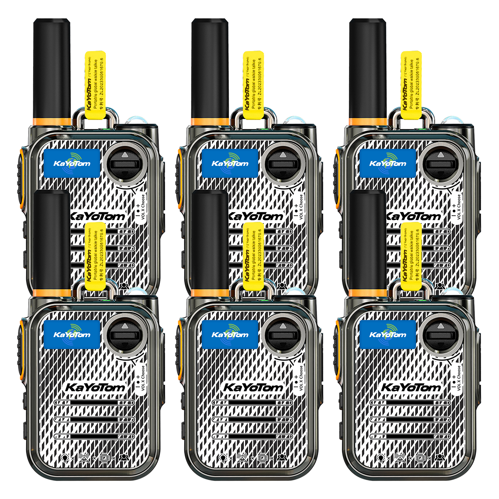 KaYoTom M22 Global Walkie Talkie 4G LTE POC Radio Long Range Rugged Two Way Radio
