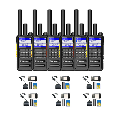 KaYoTom D09 Dual-Mode Global Push-to-Talk Walkie-Talkie with POC + UHF, Waterproof, Long Battery Life and Optional GPS