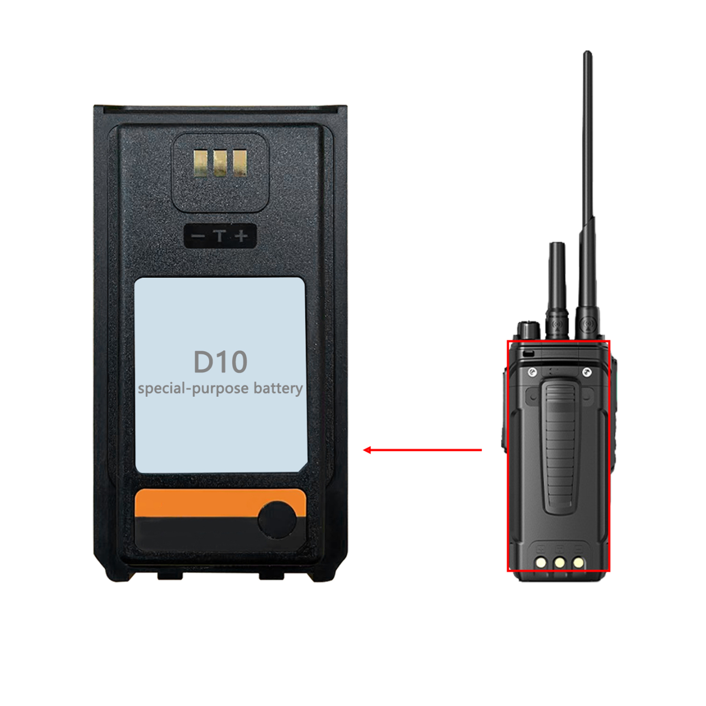 Special Battery for KaYoTom D10 Walkie-Talkie