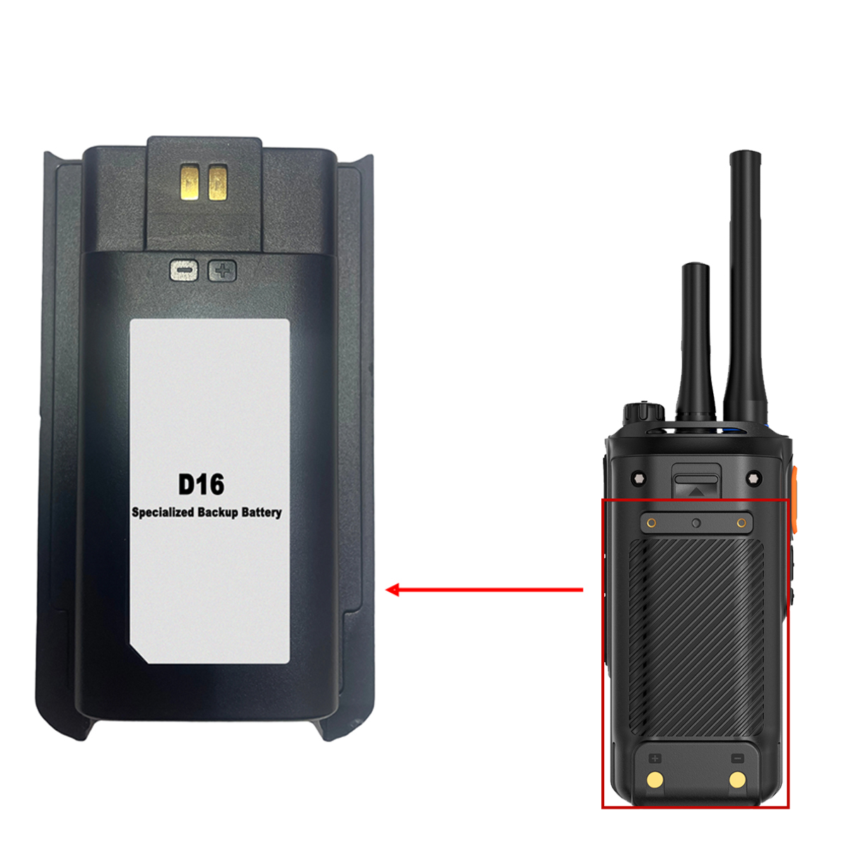 Special Battery for KaYoTom D16 Walkie-Talkie