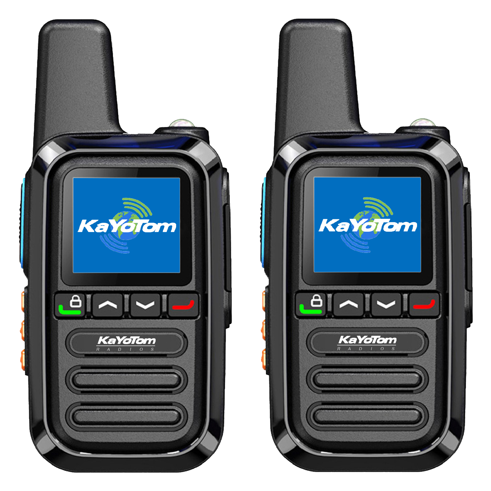 KaYoTom G05 Global Walkie Talkie Unlimited Range Encrypted Two-Way Radio - 72H Battery, HD Audio, Lightweight & LED Flashlight, 172 Countries Coverage