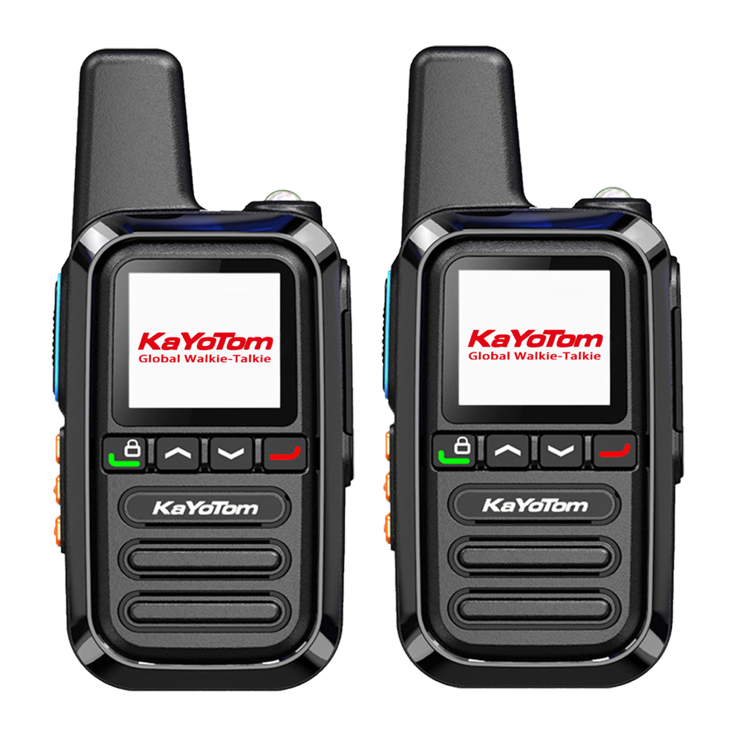 KaYoTom G05 Global Walkie Talkie Unlimited Range Encrypted Two-Way Radio - 72H Battery, HD Audio, Lightweight & LED Flashlight, 172 Countries Coverage