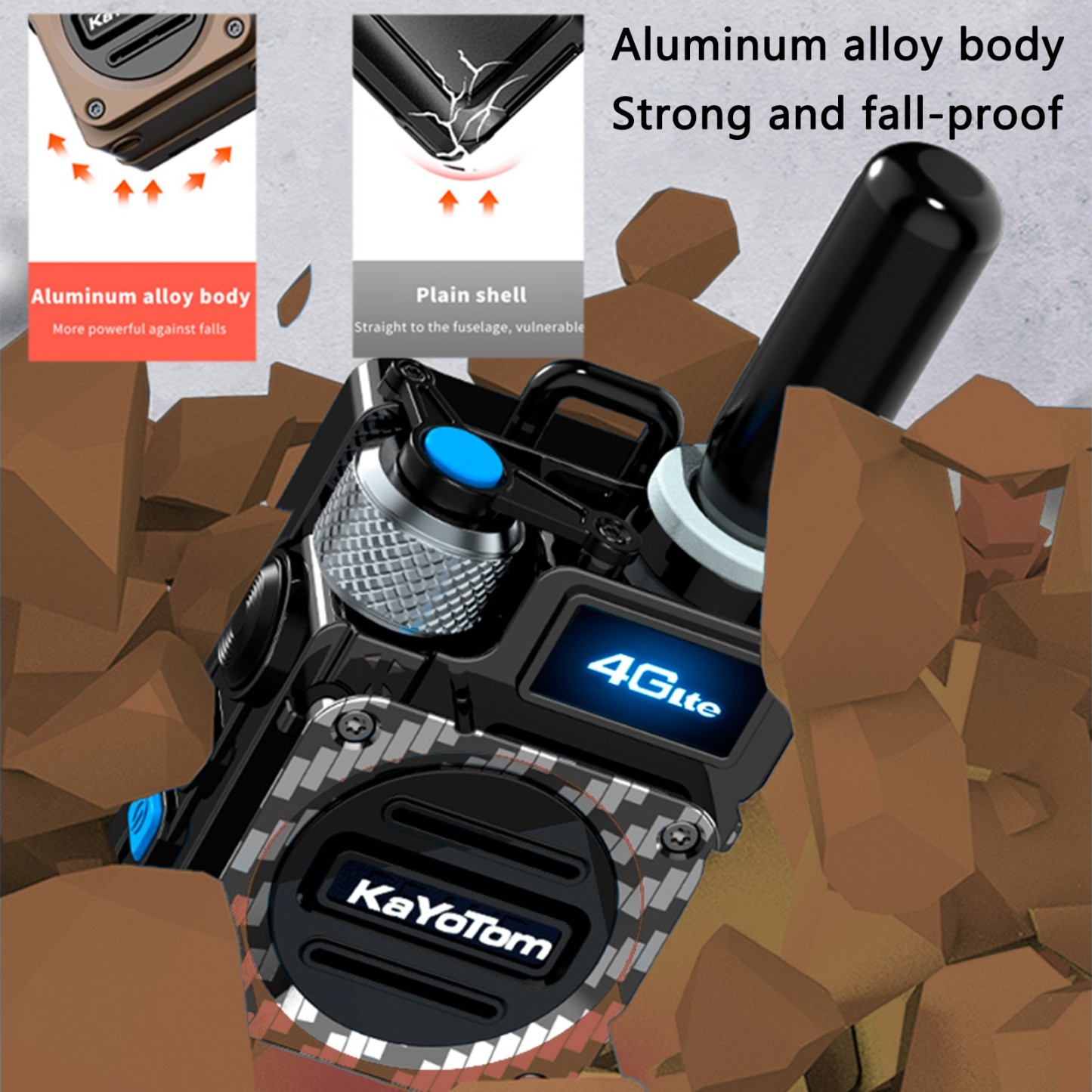 Long range walkie talkie:The long range walkie talkie unlocks the potential for communication in expansive regions.