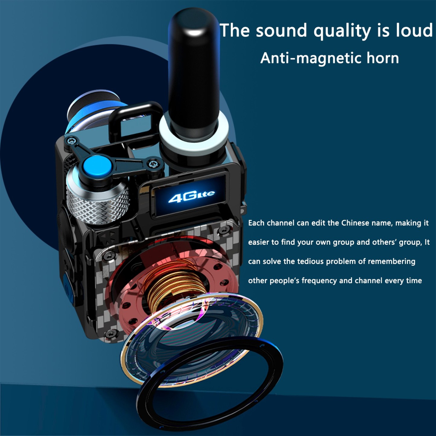 Long range walkie talkie:Our long range walkie talkie is a must-have for wilderness excursions.