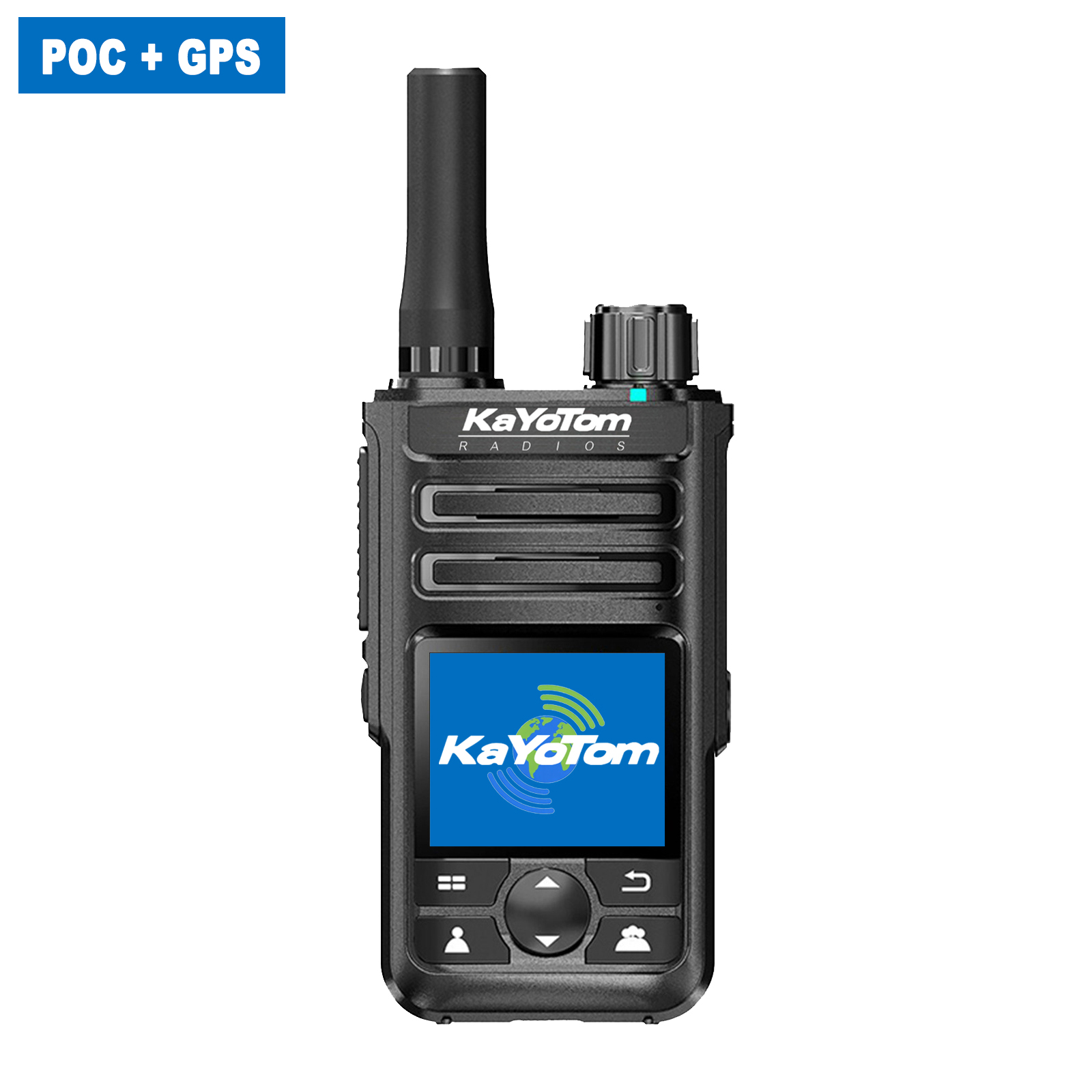 KaYoTom M14 Global Walkie Talkie Unlimited Range Encrypted Two-Way Radio - 72H Battery, GPS Tracking, Lightweight & Waterproof, 172 Countries Coverage