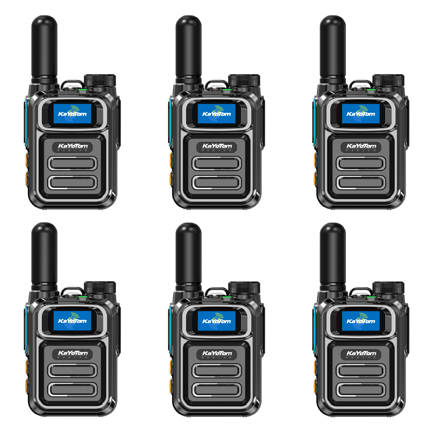 KaYoTom M05 Global Walkie Talkie Unlimited Range Encrypted Two-Way Radio - 72H Battery, HD Audio, Lightweight & Waterproof, 172 Countries Coverage