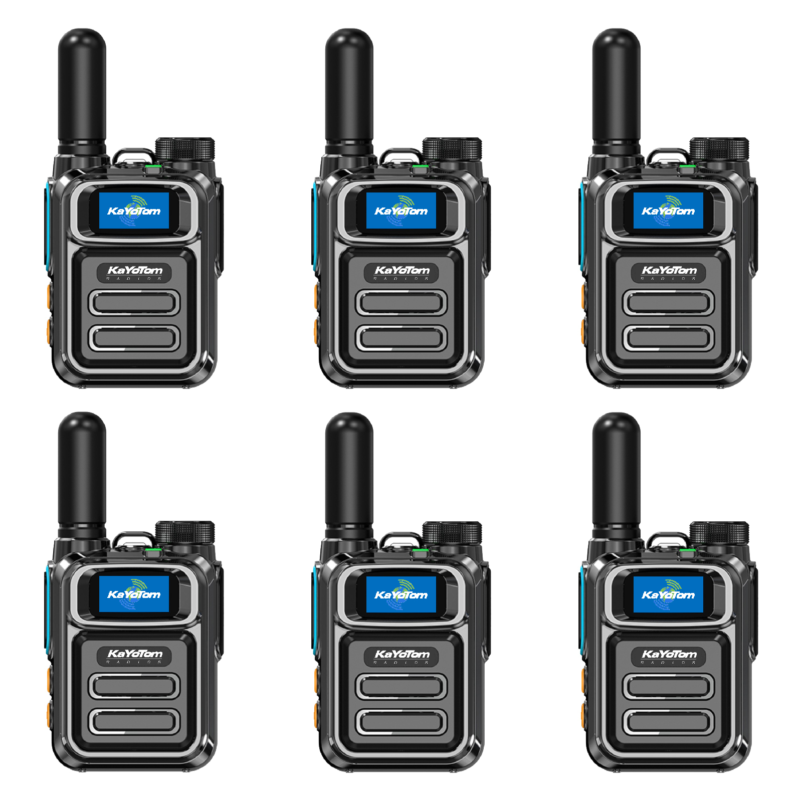 KaYoTom M05 Global Walkie Talkie Unlimited Range Encrypted Two-Way Radio - 72H Battery, HD Audio, Lightweight & Waterproof, 172 Countries Coverage