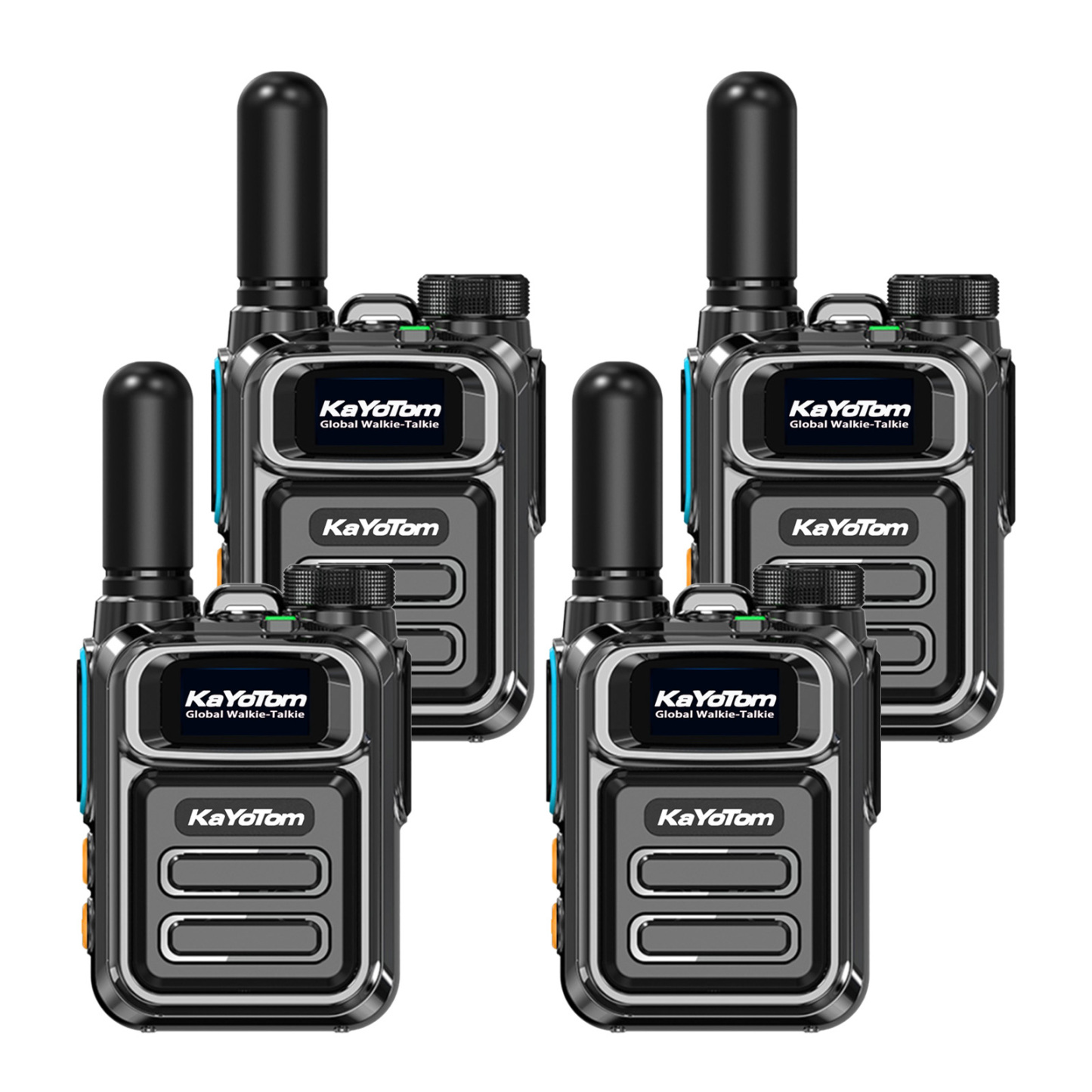 KaYoTom M05 Global Walkie Talkie Unlimited Range Encrypted Two-Way Radio - 72H Battery, HD Audio, Lightweight & Waterproof, 172 Countries Coverage