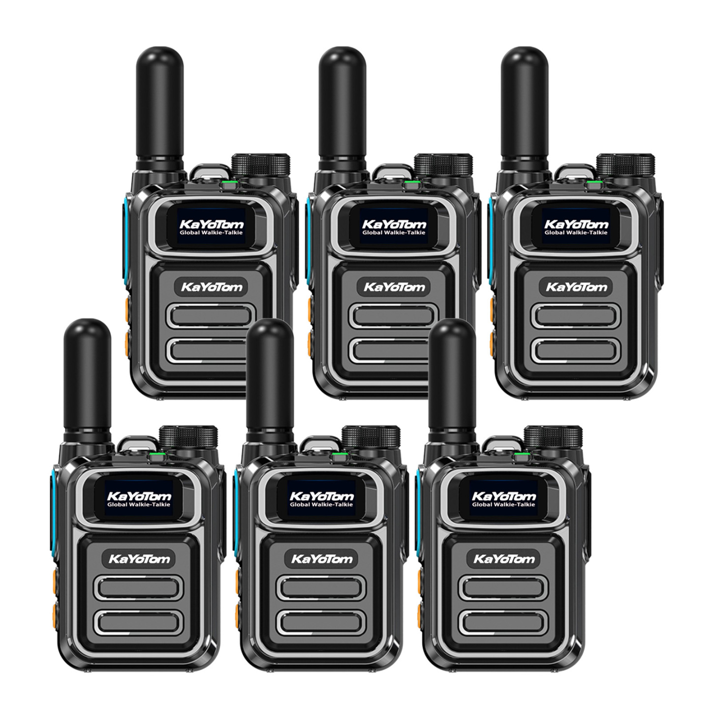 KaYoTom M05 Global Walkie Talkie Unlimited Range Encrypted Two-Way Radio - 72H Battery, HD Audio, Lightweight & Waterproof, 172 Countries Coverage