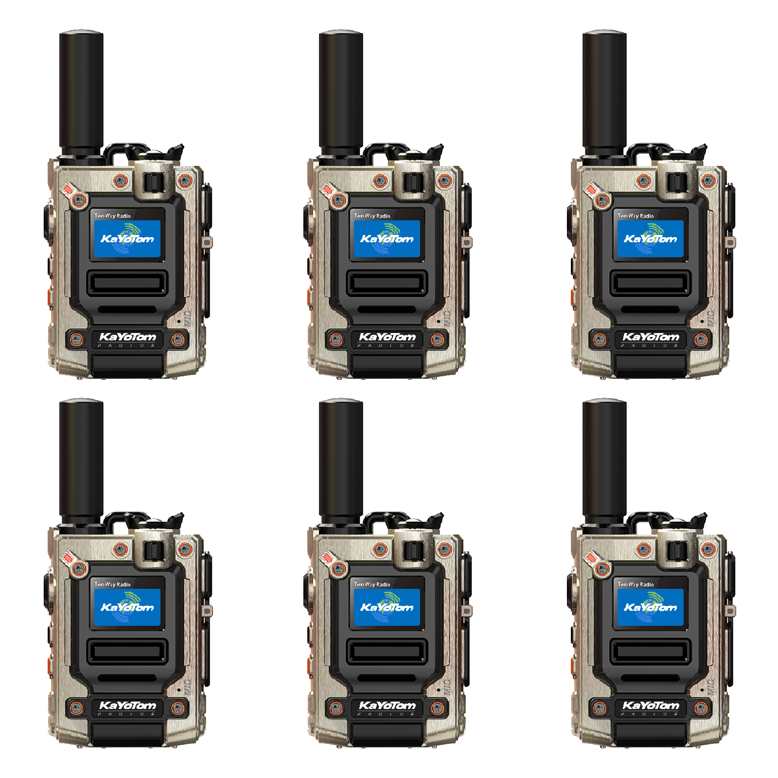 KaYoTom M08 in outdoor hiking scene, ideal for long distance team communication