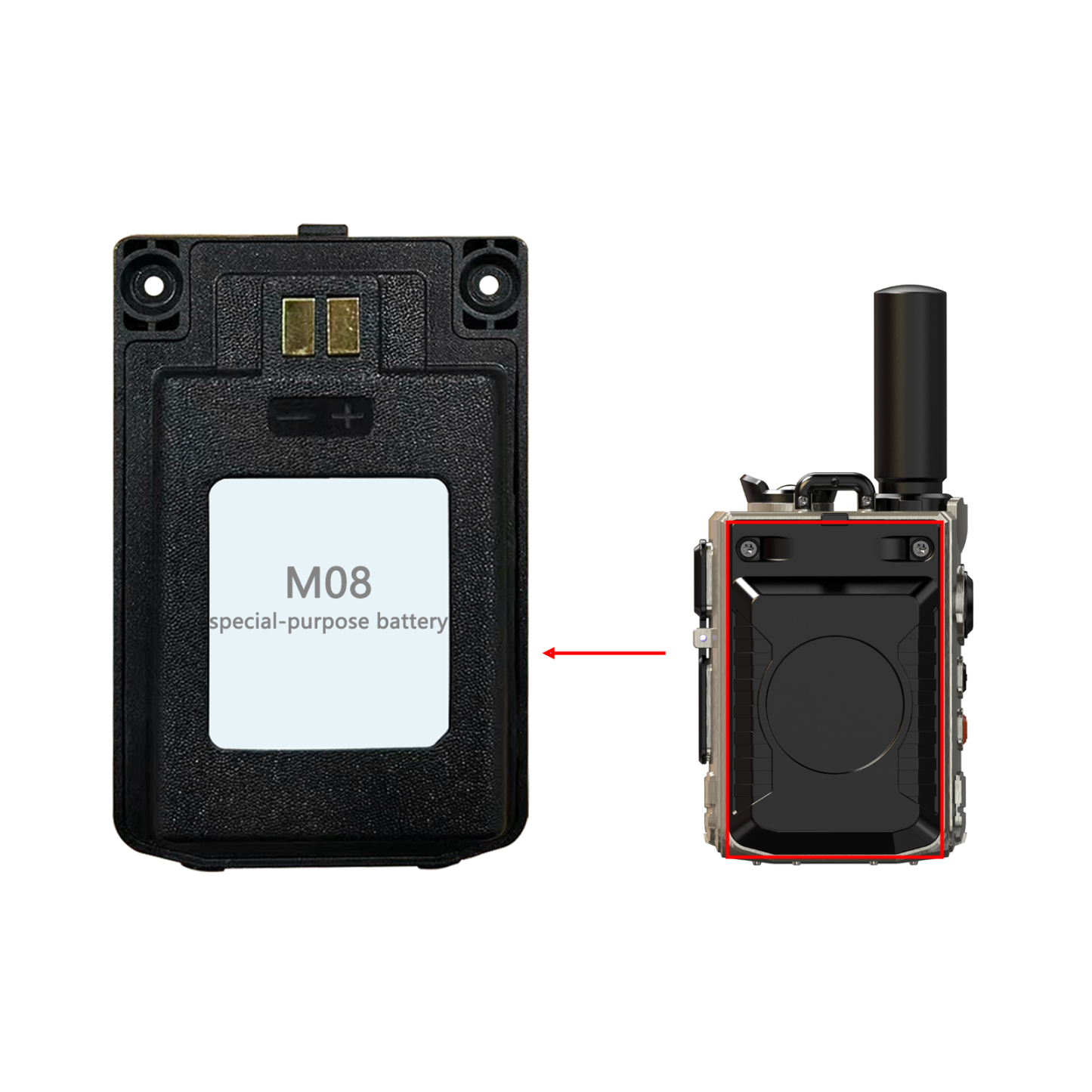 Special Battery for KaYoTom M08 Walkie-Talkie