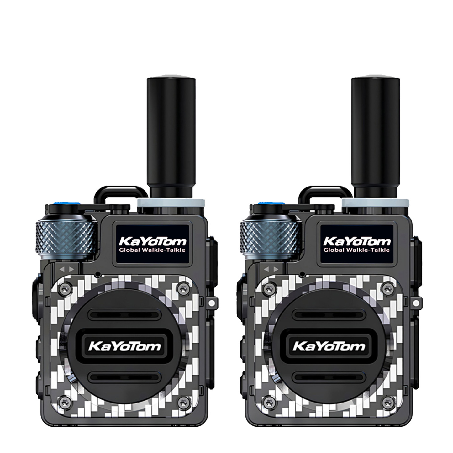 KaYoTom M09 Global Walkie Talkie Unlimited Range Encrypted Two-Way Radio - 72H Battery, HD Audio, Lightweight & Waterproof, 172 Countries Coverage