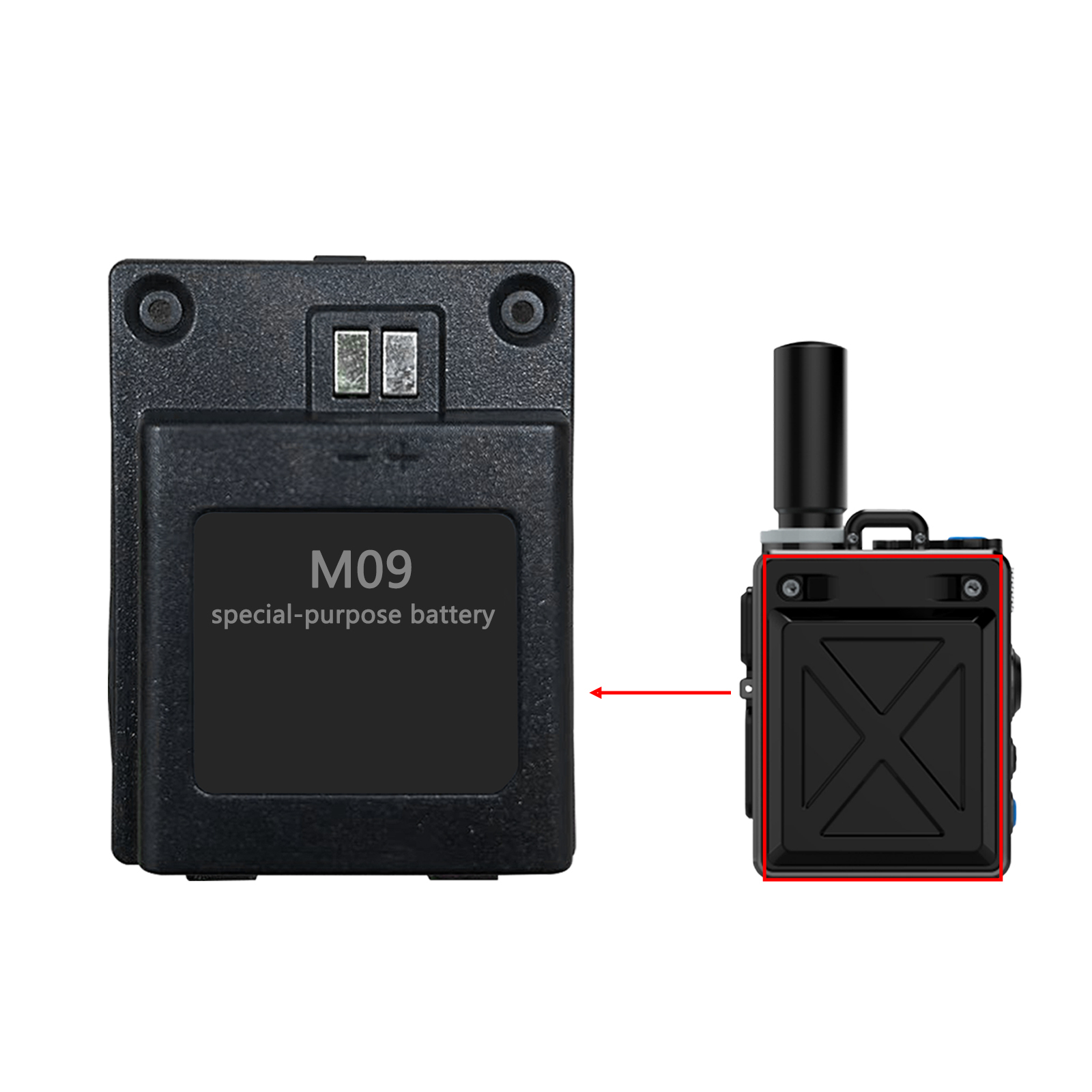 Special Battery for KaYoTom M09 Walkie-Talkie