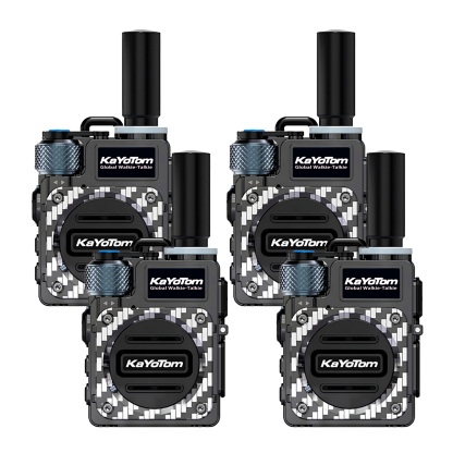 KaYoTom M09 Global Walkie Talkie Unlimited Range Encrypted Two-Way Radio - 72H Battery, HD Audio, Lightweight & Waterproof, 172 Countries Coverage