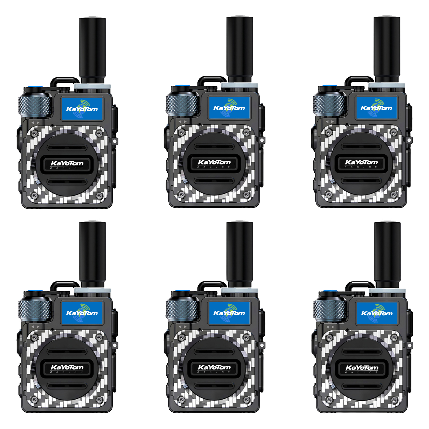 KaYoTom M09 Global Walkie Talkie Unlimited Range Encrypted Two-Way Radio - 72H Battery, HD Audio, Lightweight & Waterproof, 172 Countries Coverage