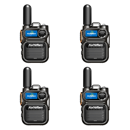 KaYoTom M11 Global Walkie Talkie Unlimited Range Encrypted Two-Way Radio - 72H Battery, HD Audio, Lightweight & LED Flashlight, 172 Countries Coverage