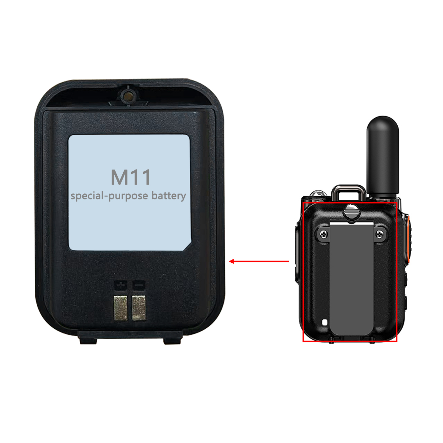 Special Battery for KaYoTom M11 Walkie-Talkie