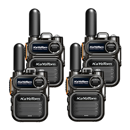 KaYoTom M11 Global Walkie Talkie Unlimited Range Encrypted Two-Way Radio - 72H Battery, HD Audio, Lightweight & LED Flashlight, 172 Countries Coverage