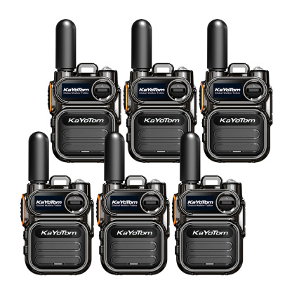 KaYoTom M11 Global Walkie Talkie Unlimited Range Encrypted Two-Way Radio - 72H Battery, HD Audio, Lightweight & LED Flashlight, 172 Countries Coverage