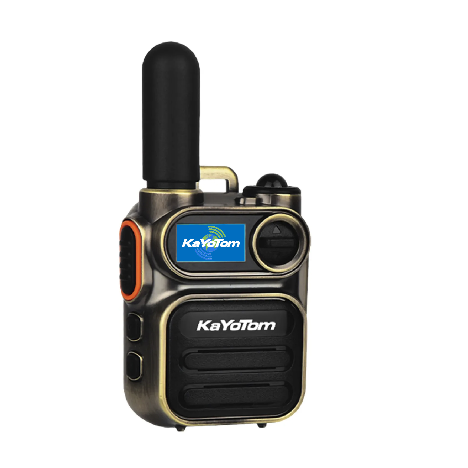 KaYoTom M11 Global Walkie Talkie - Unlimited Range Encrypted Two-Way Radio - 72H Battery, Lightweight & LED Flashlight, 172 Countries Coverage