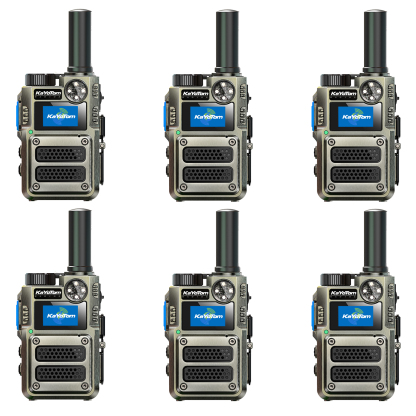 KaYoTom M12 Global Walkie Talkie Unlimited Range Encrypted Two-Way Radio - 72H Battery, HD Audio, SOS, Lightweight & LED Flashlight, 172 Countries Coverage