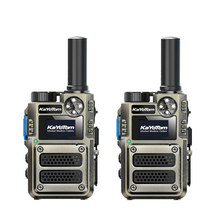 KaYoTom M12 Global Walkie Talkie Unlimited Range Encrypted Two-Way Radio - 72H Battery, HD Audio, SOS, Lightweight & LED Flashlight, 172 Countries Coverage