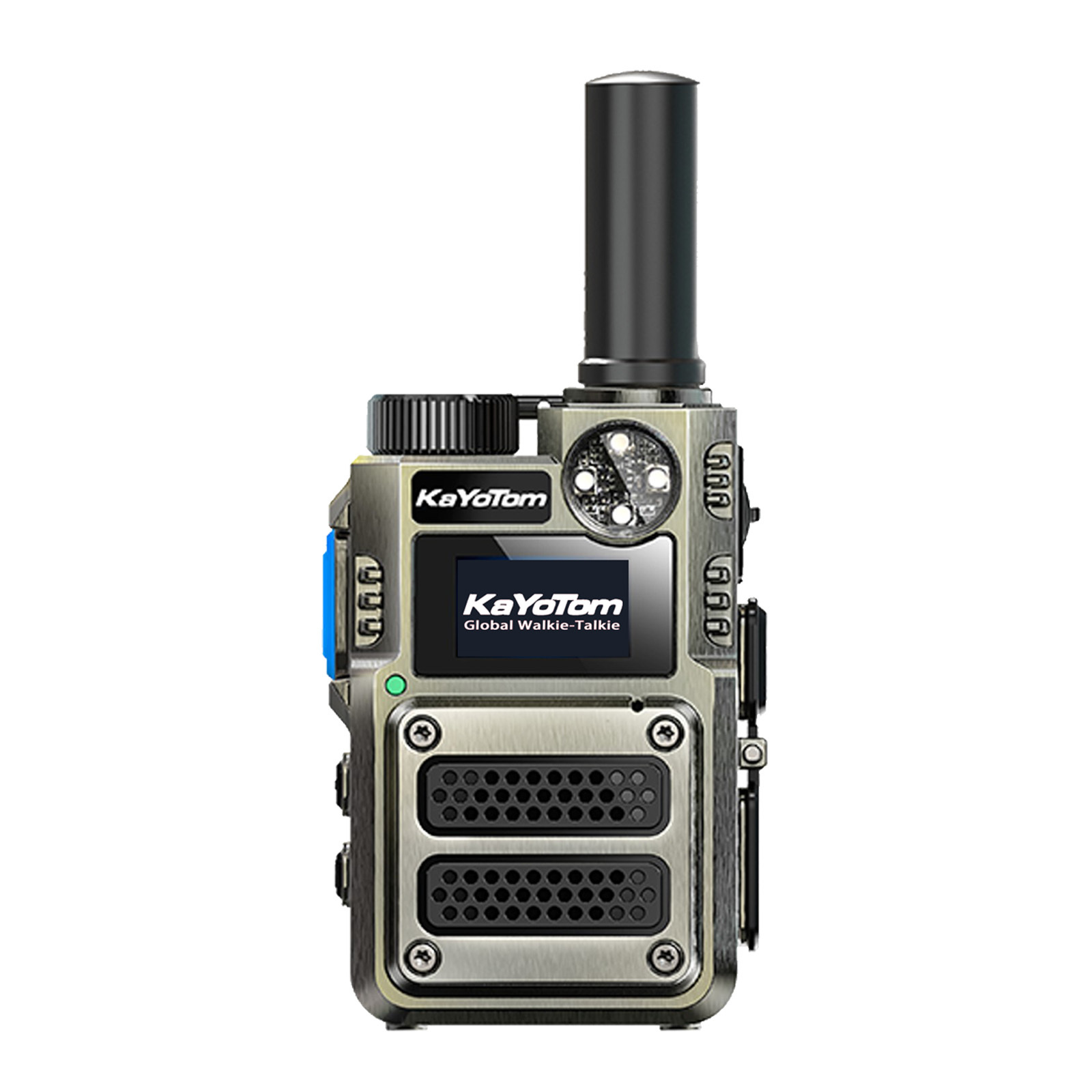 KaYoTom M12 Global Walkie Talkie Unlimited Range Encrypted Two-Way Radio - 72H Battery, HD Audio, SOS, Lightweight & LED Flashlight, 172 Countries Coverage