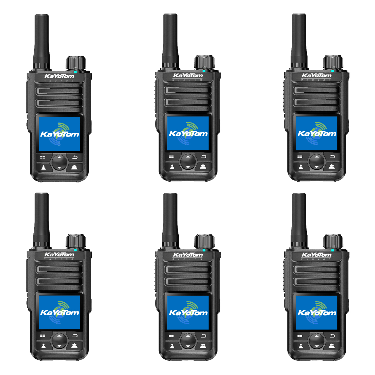 KaYoTom M14 Global Walkie Talkie Unlimited Range Encrypted Two-Way Radio - 72H Battery, GPS Tracking, Lightweight & Waterproof, 172 Countries Coverage