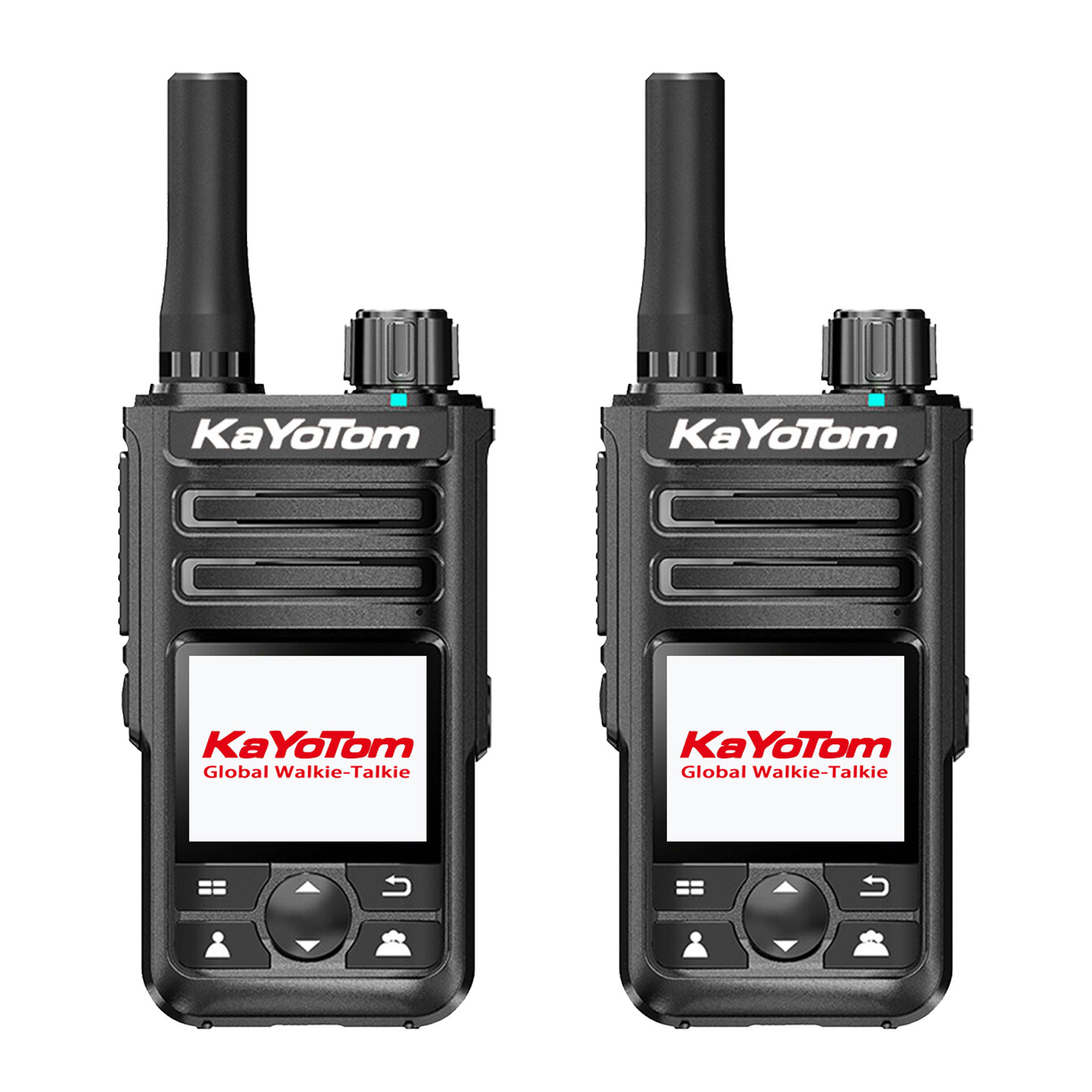KaYoTom M14 Global Walkie Talkie Unlimited Range Encrypted Two-Way Radio - 72H Battery, GPS Tracking, Lightweight & Waterproof, 172 Countries Coverage