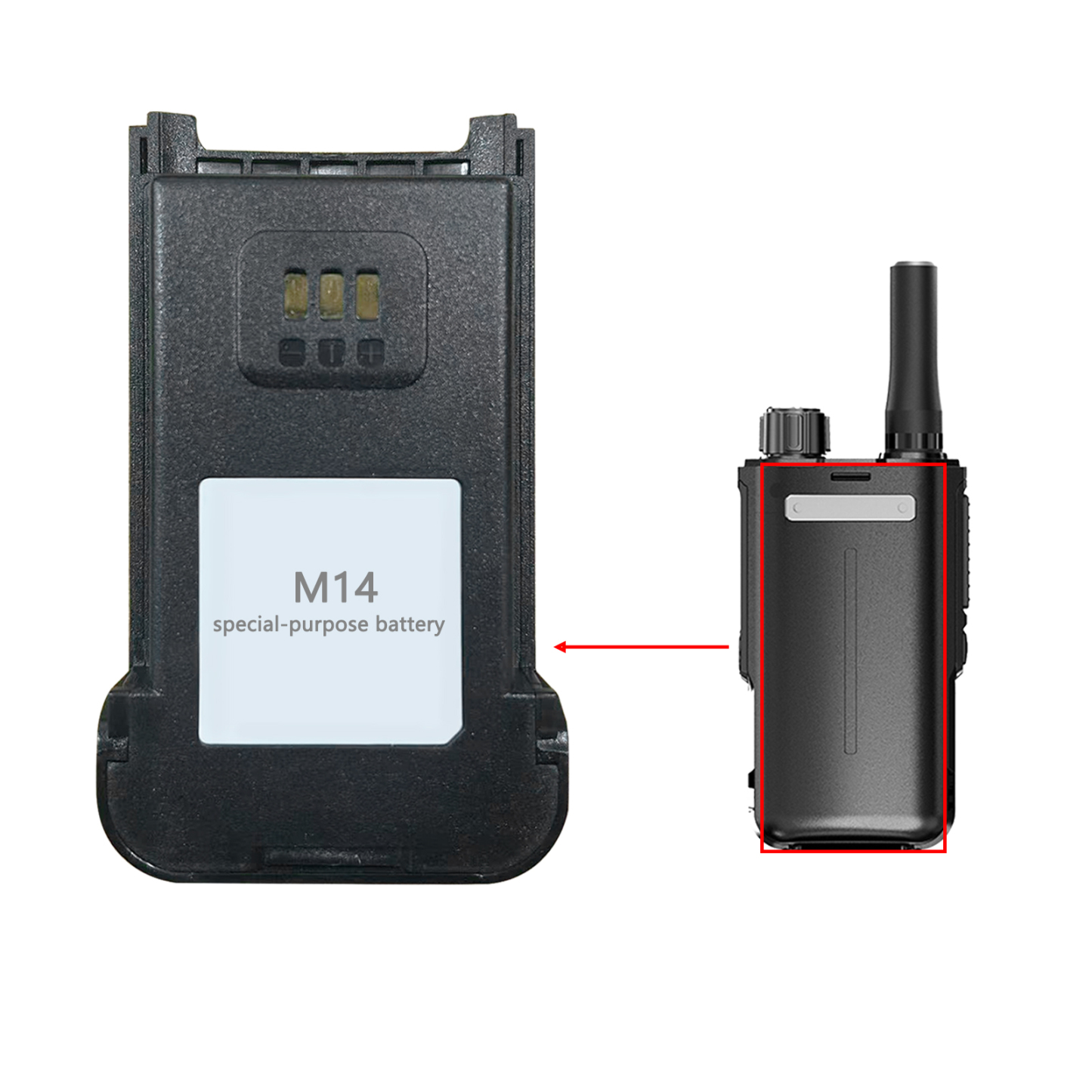 Special Battery for KaYoTom M14 Walkie-Talkie