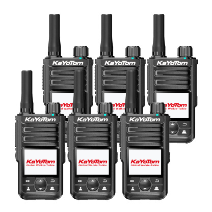KaYoTom M14 Global Walkie Talkie Unlimited Range Encrypted Two-Way Radio - 72H Battery, GPS Tracking, Lightweight & Waterproof, 172 Countries Coverage