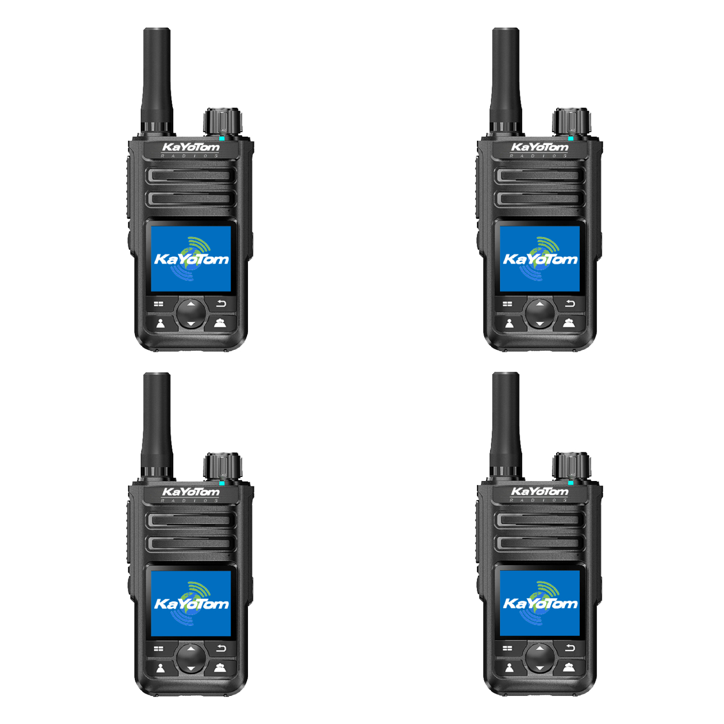 KaYoTom M14 Global Walkie Talkie Unlimited Range Encrypted Two-Way Radio - 72H Battery, GPS Tracking, Lightweight & Waterproof, 172 Countries Coverage