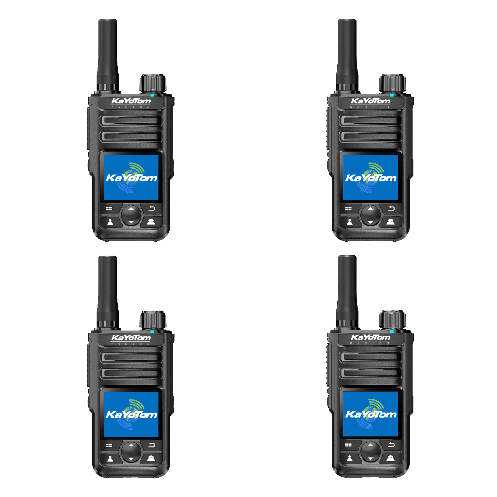 KaYoTom M14 Global Walkie Talkie Unlimited Range Encrypted Two-Way Radio - 72H Battery, GPS Tracking, Lightweight & Waterproof, 172 Countries Coverage
