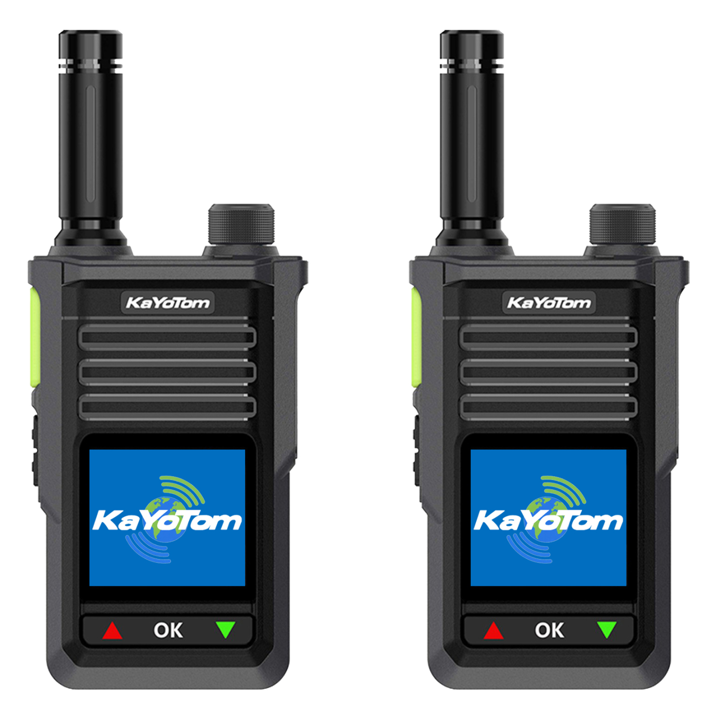 KaYoTom M15 Global Encrypted Walkie Talkie Unlimited Range - 72H Battery, GPS Tracking, Bluetooth & IP68 Waterproof, 172 Countries Coverage