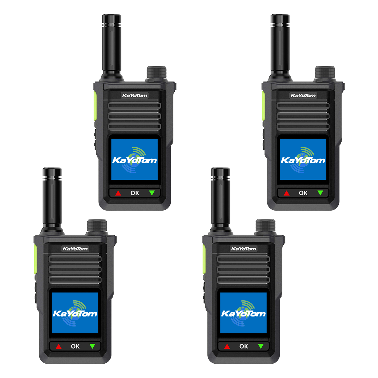 KaYoTom M15 Global Encrypted Walkie Talkie Unlimited Range - 72H Battery, GPS Tracking, Bluetooth & IP68 Waterproof, 172 Countries Coverage