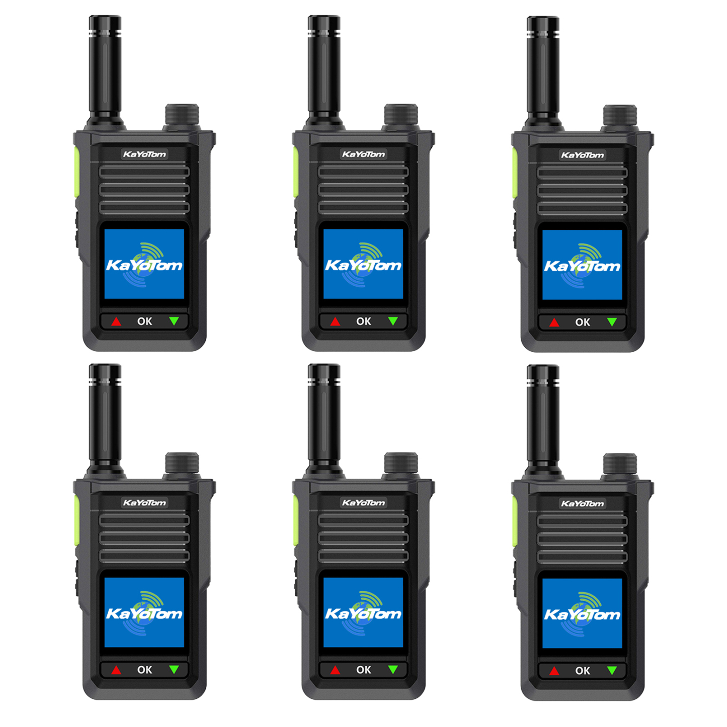 KaYoTom M15 Global Encrypted Walkie Talkie Unlimited Range - 72H Battery, GPS Tracking, Bluetooth & IP68 Waterproof, 172 Countries Coverage